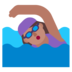 Woman Swimming: Medium Skin Tone Emoji Copy Paste ― 🏊🏽‍♀ - microsoft