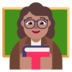 Woman Teacher: Medium Skin Tone Emoji Copy Paste ― 👩🏽‍🏫 - microsoft