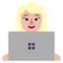 Woman Technologist: Medium-light Skin Tone Emoji Copy Paste ― 👩🏼‍💻 - microsoft