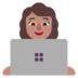 Woman Technologist: Medium Skin Tone Emoji Copy Paste ― 👩🏽‍💻 - microsoft