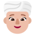 Woman Wearing Turban: Medium-light Skin Tone Emoji Copy Paste ― 👳🏼‍♀ - microsoft