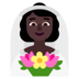 Woman With Veil: Dark Skin Tone Emoji Copy Paste ― 👰🏿‍♀ - microsoft