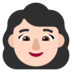 Woman: Light Skin Tone Emoji Copy Paste ― 👩🏻 - microsoft