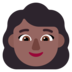 Woman: Medium-dark Skin Tone Emoji Copy Paste ― 👩🏾 - microsoft