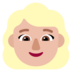 Woman: Medium-light Skin Tone Emoji Copy Paste ― 👩🏼 - microsoft