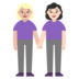 Women Holding Hands: Medium-light Skin Tone, Light Skin Tone Emoji Copy Paste ― 👩🏼‍🤝‍👩🏻 - microsoft
