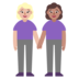 Women Holding Hands: Medium-light Skin Tone, Medium Skin Tone Emoji Copy Paste ― 👩🏼‍🤝‍👩🏽 - microsoft