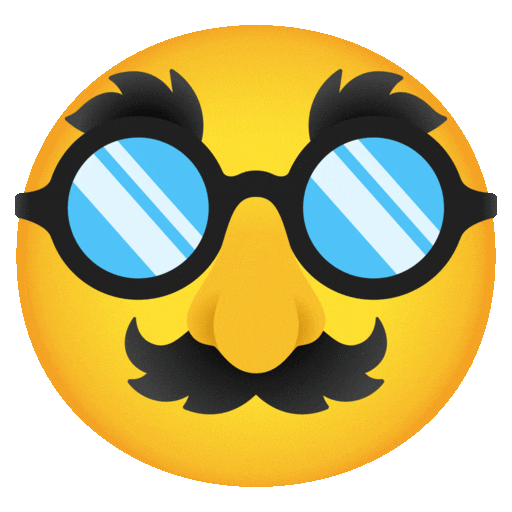 Disguised Face Emoji Copy Paste ― 🥸 - noto-color