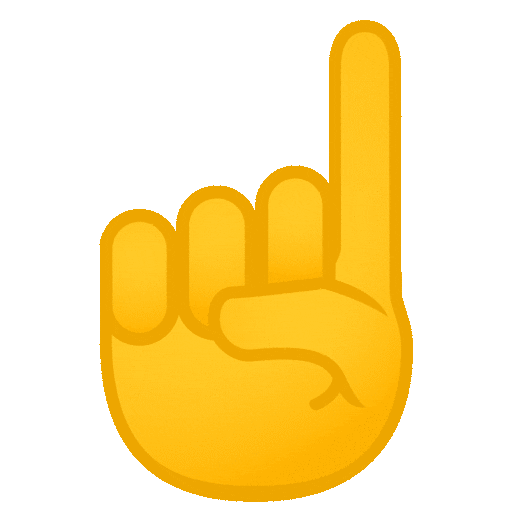 Index Pointing Up Emoji Copy Paste ― ☝️ - noto-color
