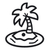 Desert Island Emoji Copy Paste ― 🏝️ - noto