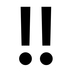 Double Exclamation Mark Emoji Copy Paste ― ‼️ - noto