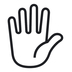 Hand With Fingers Splayed Emoji Copy Paste ― 🖐️ - noto