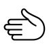 Leftwards Hand Emoji Copy Paste ― 🫲 - noto