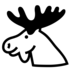 Moose Emoji Copy Paste ― 🫎 - noto