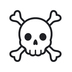 Skull And Crossbones Emoji Copy Paste ― ☠️ - noto