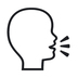 Speaking Head Emoji Copy Paste ― 🗣️ - noto