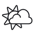 Sun Behind Small Cloud Emoji Copy Paste ― 🌤️ - noto