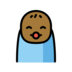Baby: Medium-dark Skin Tone Emoji Copy Paste ― 👶🏾 - openmoji