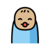 Baby: Medium-light Skin Tone Emoji Copy Paste ― 👶🏼 - openmoji