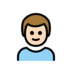 Boy: Light Skin Tone Emoji Copy Paste ― 👦🏻 - openmoji