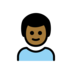 Boy: Medium-dark Skin Tone Emoji Copy Paste ― 👦🏾 - openmoji