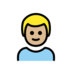 Boy: Medium-light Skin Tone Emoji Copy Paste ― 👦🏼 - openmoji