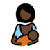 Breast-feeding: Dark Skin Tone Emoji Copy Paste ― 🤱🏿 - openmoji
