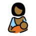 Breast-feeding: Medium-dark Skin Tone Emoji Copy Paste ― 🤱🏾 - openmoji