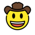 Cowboy Hat Face Emoji Copy Paste ― 🤠 - openmoji