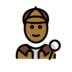 Detective: Medium-dark Skin Tone Emoji Copy Paste ― 🕵🏾 - openmoji