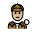 Detective: Medium-light Skin Tone Emoji Copy Paste ― 🕵🏼 - openmoji