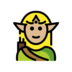 Elf: Medium-light Skin Tone Emoji Copy Paste ― 🧝🏼 - openmoji
