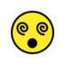 Face With Spiral Eyes Emoji Copy Paste ― 😵‍💫 - openmoji