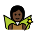 Fairy: Dark Skin Tone Emoji Copy Paste ― 🧚🏿 - openmoji