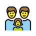 Family: Man, Man, Girl Emoji Copy Paste ― 👨‍👨‍👧 - openmoji