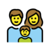 Family: Man, Woman, Boy Emoji Copy Paste ― 👨‍👩‍👦 - openmoji