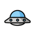 Flying Saucer Emoji Copy Paste ― 🛸 - openmoji