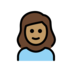 Girl: Medium Skin Tone Emoji Copy Paste ― 👧🏽 - openmoji