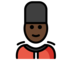 Guard: Dark Skin Tone Emoji Copy Paste ― 💂🏿 - openmoji