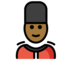 Guard: Medium-dark Skin Tone Emoji Copy Paste ― 💂🏾 - openmoji