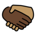 Handshake: Dark Skin Tone, Medium Skin Tone Emoji Copy Paste ― 🫱🏿‍🫲🏽 - openmoji