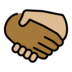 Handshake: Medium-dark Skin Tone, Medium-light Skin Tone Emoji Copy Paste ― 🫱🏾‍🫲🏼 - openmoji