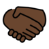 Handshake: Dark Skin Tone Emoji Copy Paste ― 🤝🏿 - openmoji