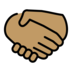 Handshake: Medium Skin Tone Emoji Copy Paste ― 🤝🏽 - openmoji