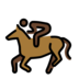 Horse Racing: Dark Skin Tone Emoji Copy Paste ― 🏇🏿 - openmoji