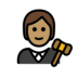 Judge: Medium Skin Tone Emoji Copy Paste ― 🧑🏽‍⚖ - openmoji