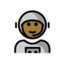 Man Astronaut: Medium-dark Skin Tone Emoji Copy Paste ― 👨🏾‍🚀 - openmoji