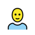 Man: Bald Emoji Copy Paste ― 👨‍🦲 - openmoji