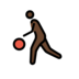 Man Bouncing Ball: Dark Skin Tone Emoji Copy Paste ― ⛹🏿‍♂ - openmoji