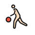 Man Bouncing Ball: Light Skin Tone Emoji Copy Paste ― ⛹🏻‍♂ - openmoji